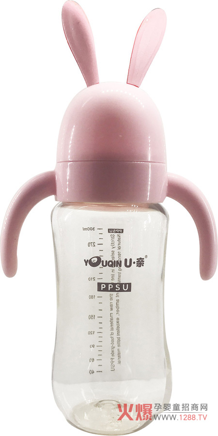 優(yōu)親PPSU奶瓶粉色300ml.jpg 優(yōu)親PPSU奶瓶粉色300ml.jpg